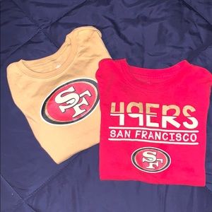 2-NFL Official 49er Toddler T-Shirts!